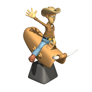 cowboy mech bull